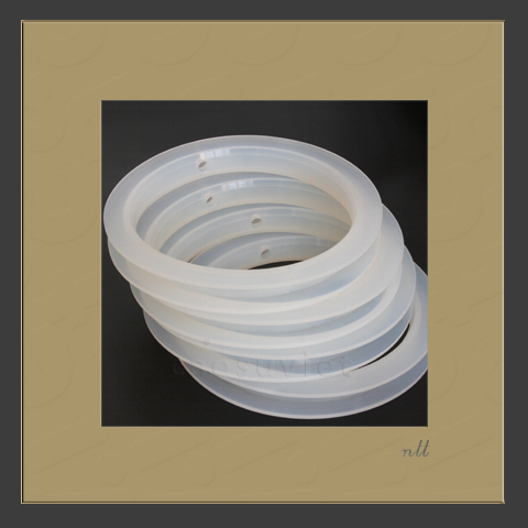 Round section silicone gasket